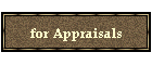 for Appraisals